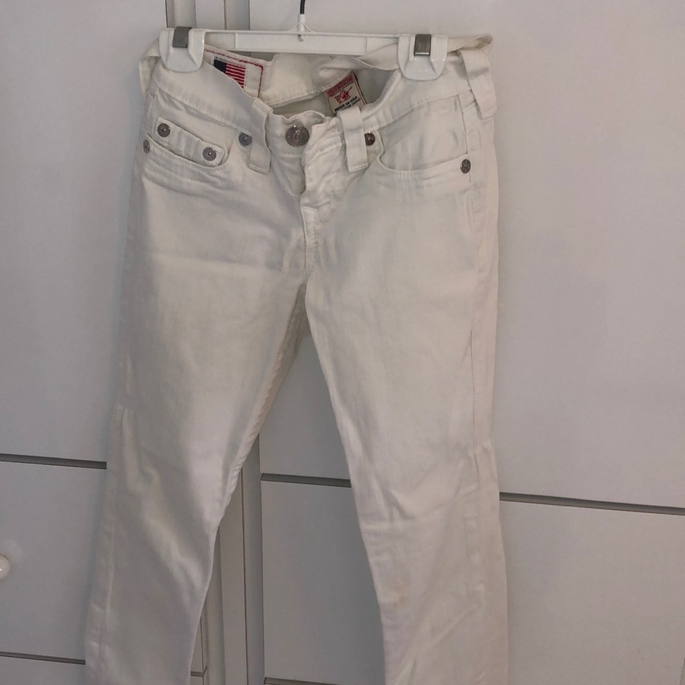 White true religion women’s jeans.